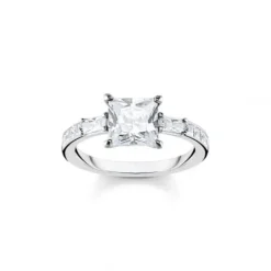 Thomas Sabo Ringe-Ring Weisse Steine Silber - TR2380-051-14