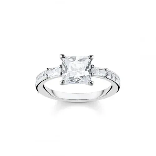 Thomas Sabo Ringe-Ring Weisse Steine Silber - TR2380-051-14