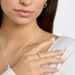 Thomas Sabo Ringe-Ring Weisse Steine Silber - TR2380-051-14