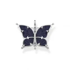 Thomas Sabo (Kette mit) Kreuz-Schmetterling der Nacht Anhänger - PE929-945-7
