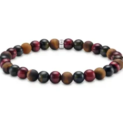 Thomas Sabo Armbänder-Talisman Armband mit Tigerauge Beads - A2182-826-2