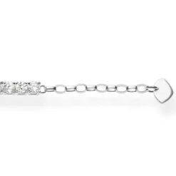 Thomas Sabo Armbänder-Tennis Armband mit Weissen Steinen Silber - A1484-051-14-L19,5V
