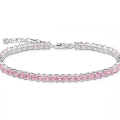 Thomas Sabo Armbänder-Tennis Armband mit Pinken Steinen Silber - A2029-051-9-L19V