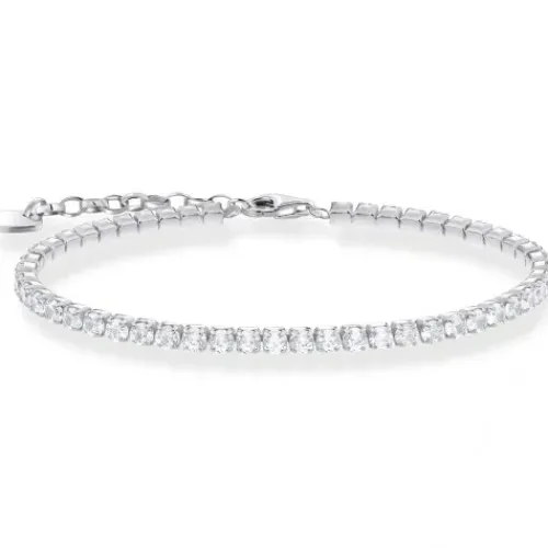 Thomas Sabo Armbänder-Tennisarmband mit weissen Steinen Silber - A2167-051-14