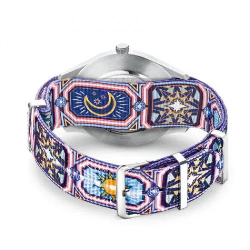 Thomas Sabo Uhrenarmbänder-Watch Strap Code TS Nato Colourful Night Sky - ZWA0323-276-7