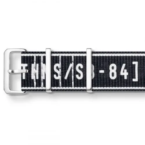Thomas Sabo Uhrenarmbänder-Watch Strap Code TS Nato Urban Black - ZWA0320-276-18