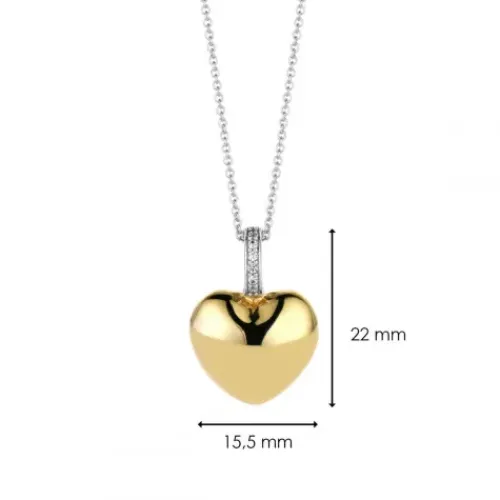 Ti Sento Milano (Kette mit) Herz-Anhänger - 6745SY