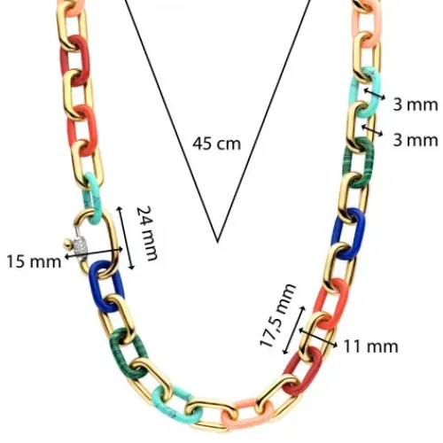 Ti Sento Milano Halsketten-Halskette - 34005MC/45