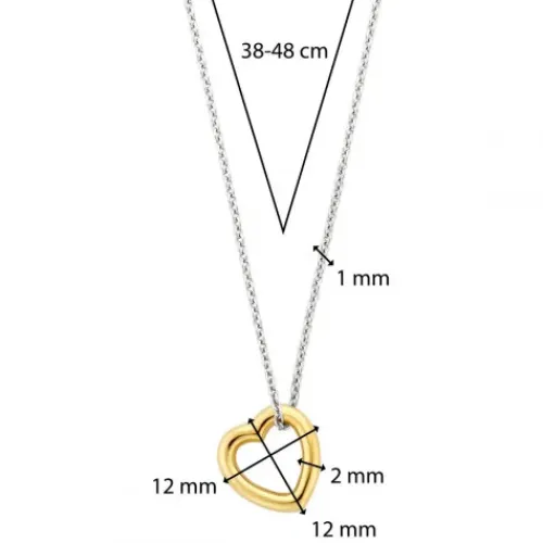 Ti Sento Milano (Kette mit) Herz-Halskette - 34022SY/42