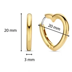 Ti Sento Milano (Kette mit) Herz-Ohrringe - 7917SY