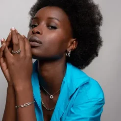 Ti Sento Milano (Kette mit) Herz-Ohrringe - 7917SI