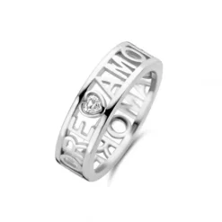 Ti Sento Milano (Kette mit) Herz-Ring - 12227ZI