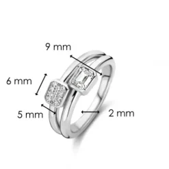 Ti Sento Milano Ringe-Ring - 12275ZI