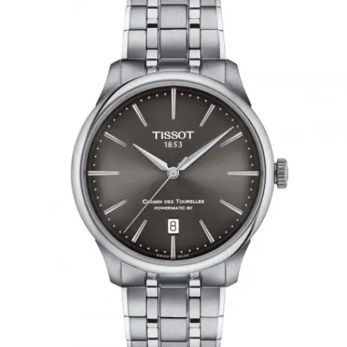 Tissot Metallarmband-Chemin des Tourelles Powermatic 80 (39 mm) - T139.807.11.061.00
