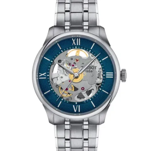 Tissot Metallarmband-Chemin des Tourelles Powermatic 80 Skeleton (39 mm) - T139.836.11.048.00