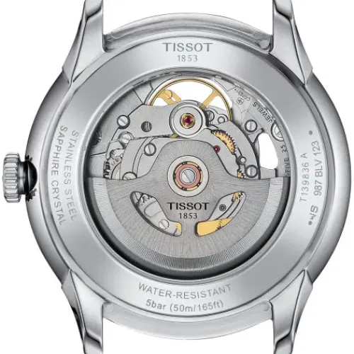 Tissot Metallarmband-Chemin des Tourelles Powermatic 80 Skeleton (39 mm) - T139.836.11.048.00