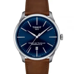 Tissot Lederarmband-Chemin des Tourelles Powermatic 80 (42 mm) - T139.407.16.041.00