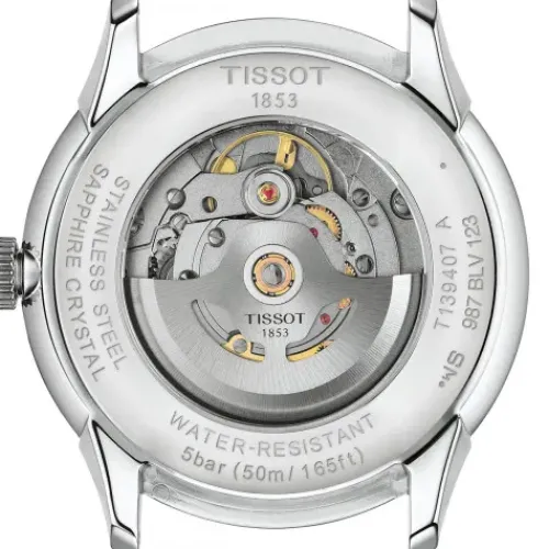 Tissot Lederarmband-Chemin des Tourelles Powermatic 80 (42 mm) - T139.407.16.041.00