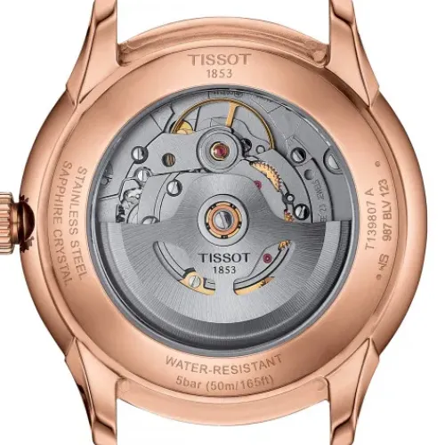 Tissot Lederarmband-Chemin des Tourelles Powermatic 80 (39 mm) - T139.807.36.031.00