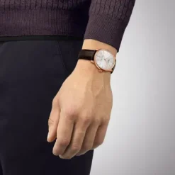 Tissot Lederarmband-Chemin des Tourelles Powermatic 80 (39 mm) - T139.807.36.031.00