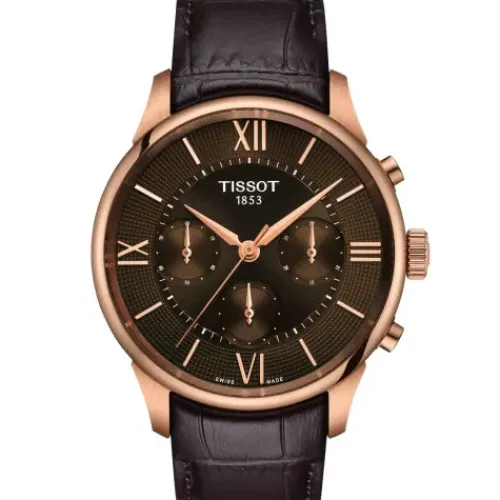 Tissot Lederarmband-Chemin Des Tourelles Automatic Chronograph - T139.462.36.298.00