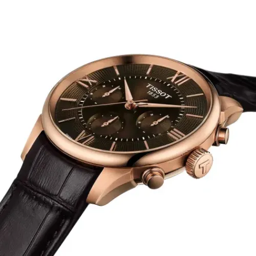 Tissot Lederarmband-Chemin Des Tourelles Automatic Chronograph - T139.462.36.298.00