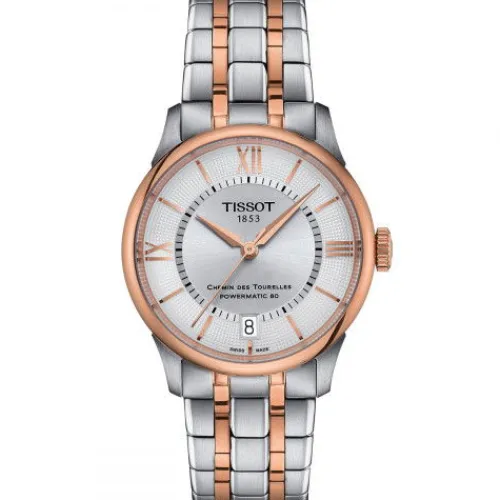 Tissot Metallarmband-Chemin des Tourelles Powermatic 80 (34 mm) - T139.207.22.038.00