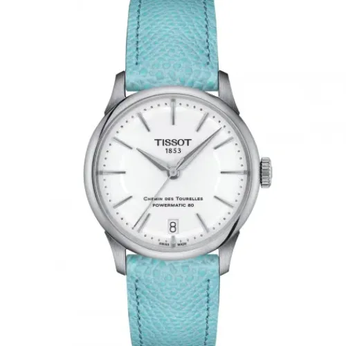 Tissot Lederarmband-Chemin des Tourelles Powermatic 80 (34 mm) - T139.207.16.011.00