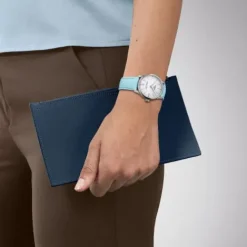 Tissot Lederarmband-Chemin des Tourelles Powermatic 80 (34 mm) - T139.207.16.011.00