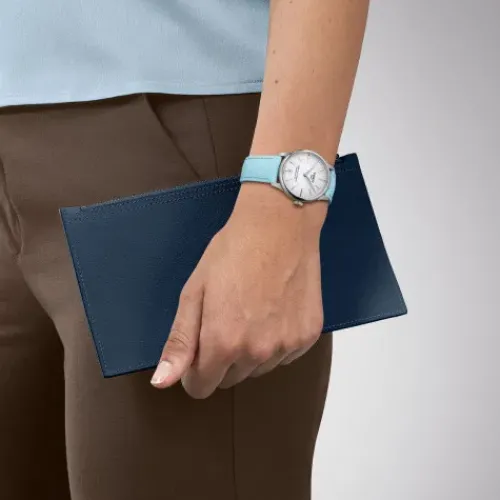 Tissot Lederarmband-Chemin des Tourelles Powermatic 80 (34 mm) - T139.207.16.011.00