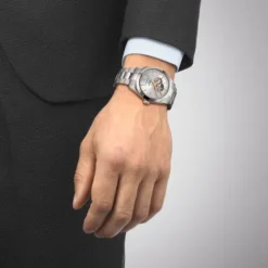 Tissot Metallarmband-Gentleman Powermatic 80 Open Heart - T127.407.11.031.01