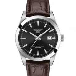 Tissot Lederarmband-Gentleman Powermatic 80 Silicium - T127.407.16.051.01