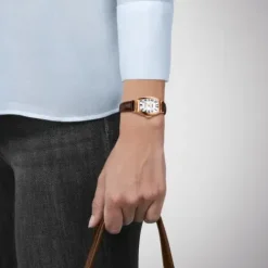 Tissot Lederarmband-Heritage Porto Mechanical Small Lady - T128.161.36.012.00
