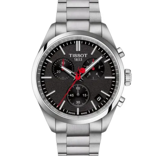 Tissot Metallarmband-PR 100 Quarz Chronograph Vuelta 2024 - T150.417.11.051.01