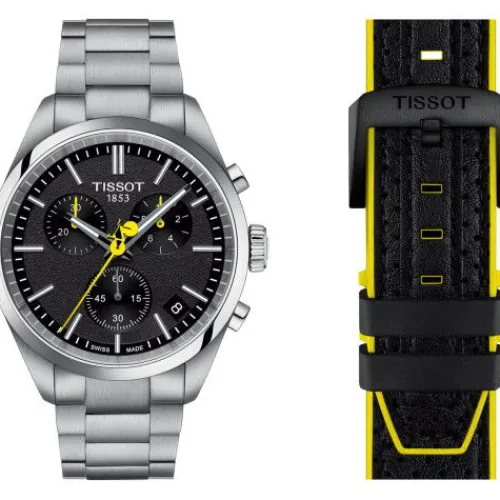Tissot Metallarmband-PR 100 Quarz Chronograph Tour de France 2024 - T150.417.11.051.00