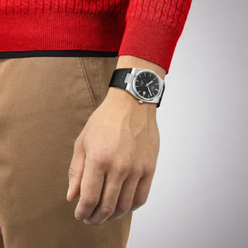 Tissot Lederarmband-PRX Powermatic 80 - T137.407.16.051.00