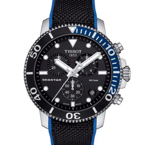 Tissot Textilarmband (Nato)-Seastar 1000 Chronograph - T120.417.17.051.03