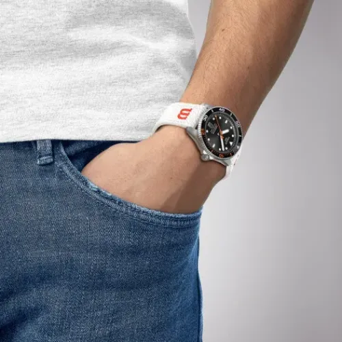 Tissot Lederarmband-Seastar 1000 Powermatic 80 Wilson WNBA - T120.807.17.051.00