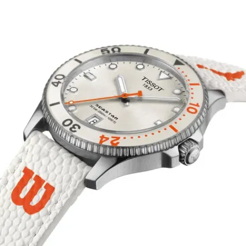 Tissot Lederarmband-Seastar 1000 Quartz (40 mm) Wilson WNBA - T120.410.17.011.00