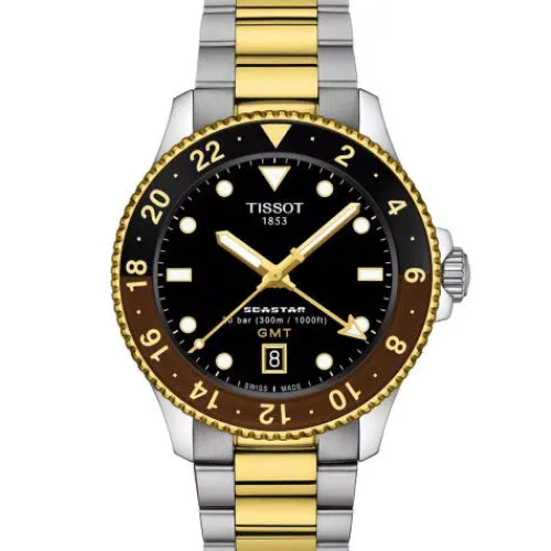 Tissot Metallarmband-Seastar 1000 Quartz GMT - T120.852.22.051.00