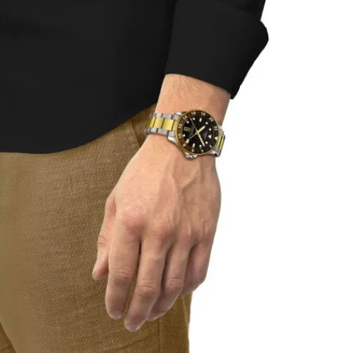 Tissot Metallarmband-Seastar 1000 Quartz GMT - T120.852.22.051.00