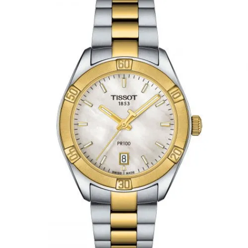 Tissot Metallarmband-T-Classic PR 100 Sport Chic Lady - T101.910.22.111.00