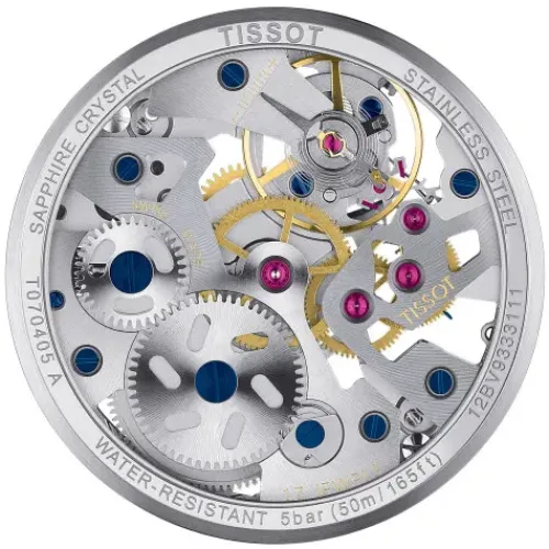 Tissot Lederarmband-T-Complication Squelette - T070.405.16.411.00