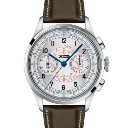 Tissot Lederarmband-Telemeter 1938 - T142.462.16.032.00