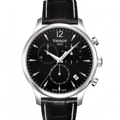 Tissot Lederarmband-Tradition Chronograph - T063.617.16.057.00