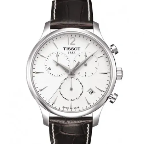 Tissot Lederarmband-Tradition Chronograph - T063.617.16.037.00