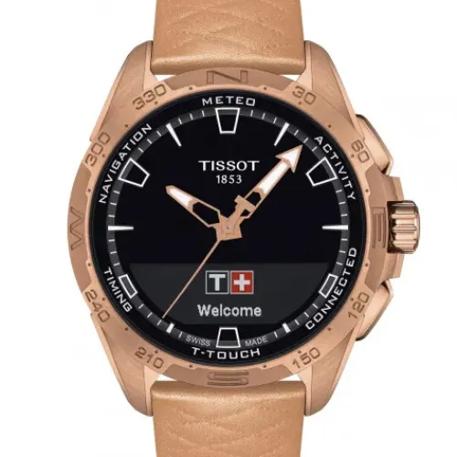 Tissot Lederarmband-T-Touch Connect Solar - T121.420.46.051.00