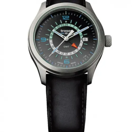 Traser Lederarmband-P59 Aurora GMT - 107231