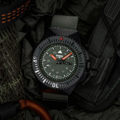 Traser Textilarmband (Nato)-P69 Black Stealth - 109858