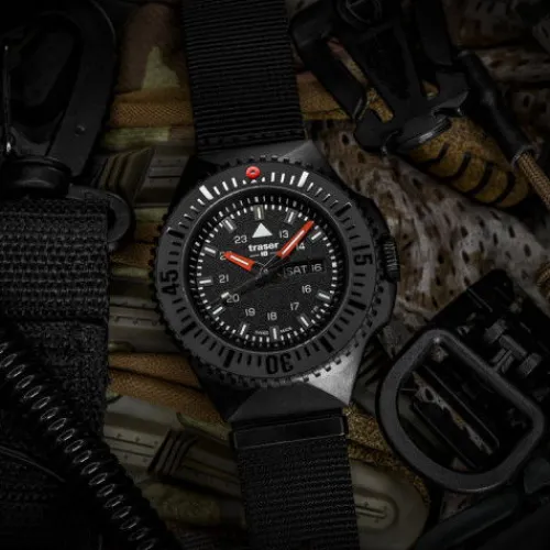 Traser Textilarmband (Nato)-P69 Black Stealth - 109854